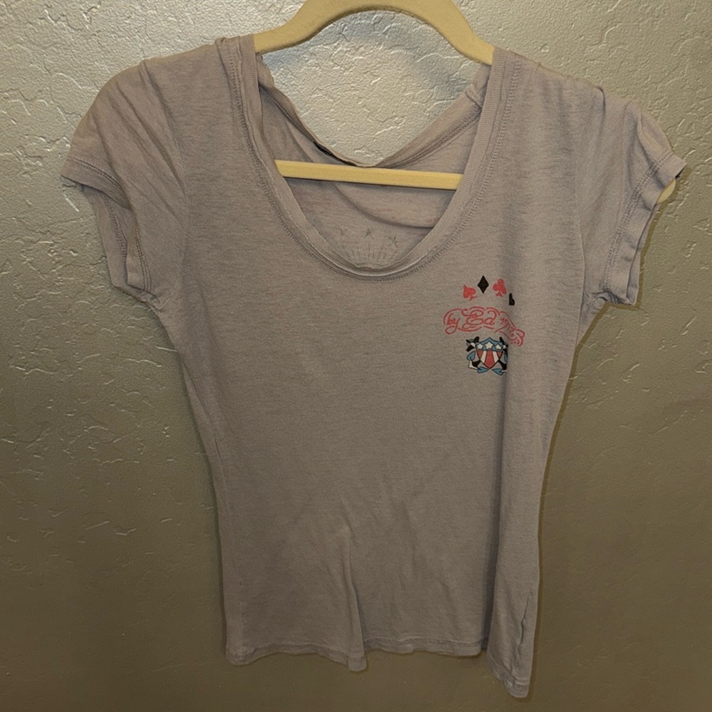Vintage Ed Hardy Death Before Dishonor USA shirt